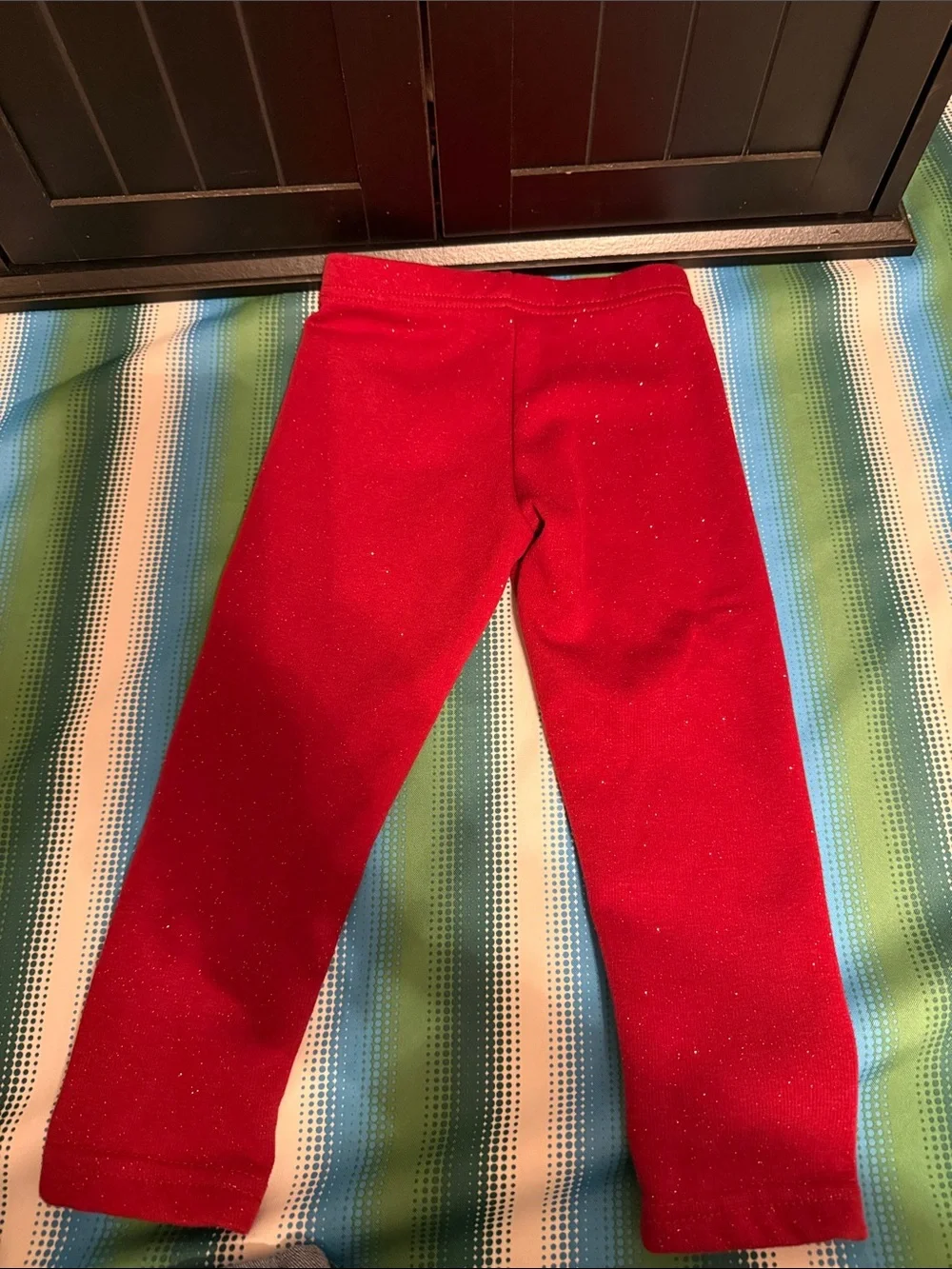 Carter's Red Sparkle Kids Leggings